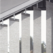 Luxaflex Semi-Transparent Grey & Black - 127mm Luxaflex Semi-Transparent Grey & Black - 127mm